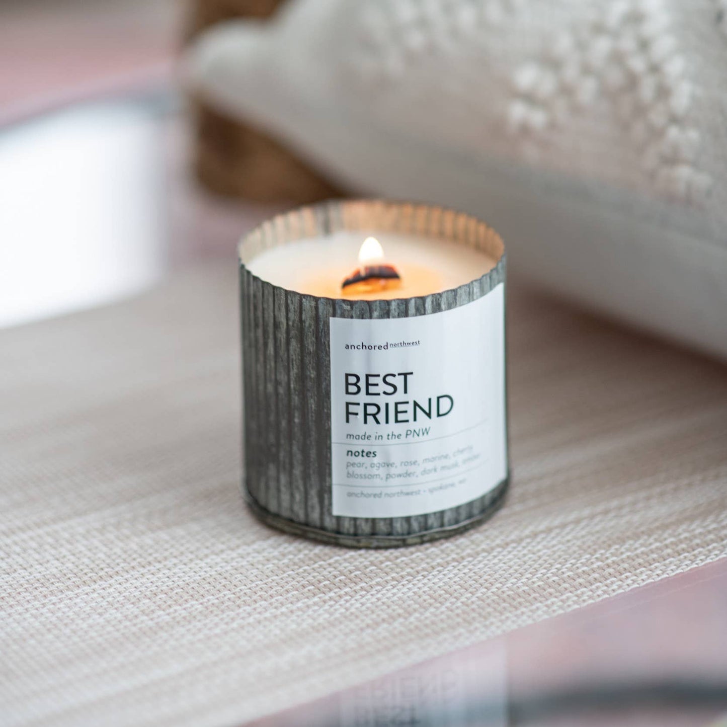 Sunkissed Rustic Wood Wick Candle