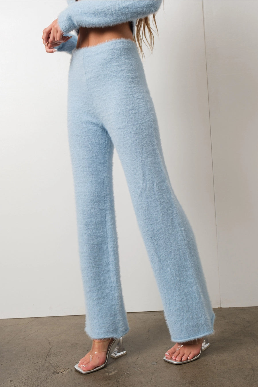 Loreta Fuzzy Knit Pants