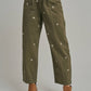 Kristin Embroidered Relaxed Pants