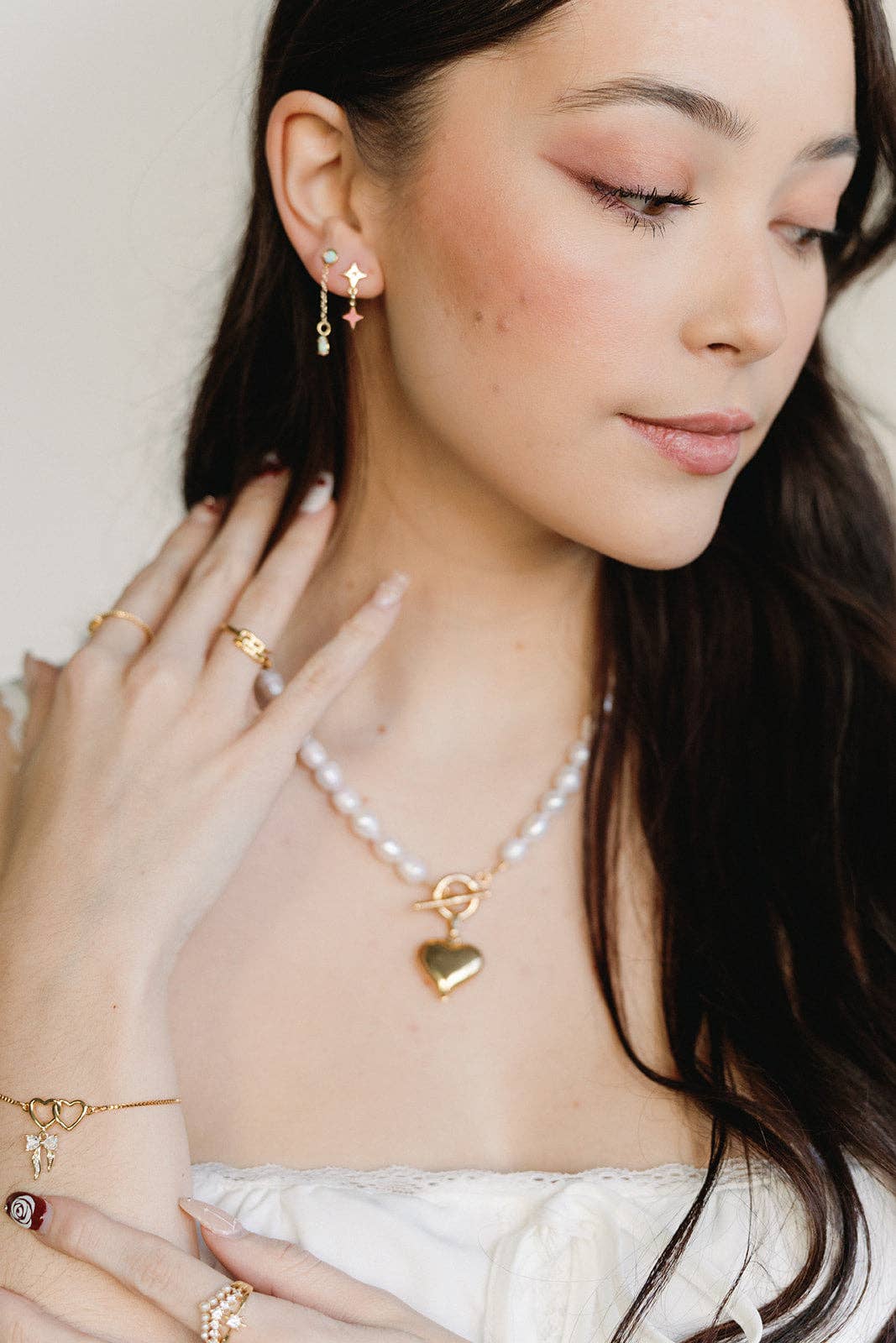 Invisible String Earrings