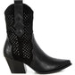 Prosia Rhinestone-Studded Cowboy Boots