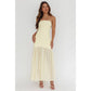 Piper Strapless Sheer Maxi Dress
