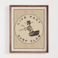 Live Fast Surf Slow | Surf Cowboy art print