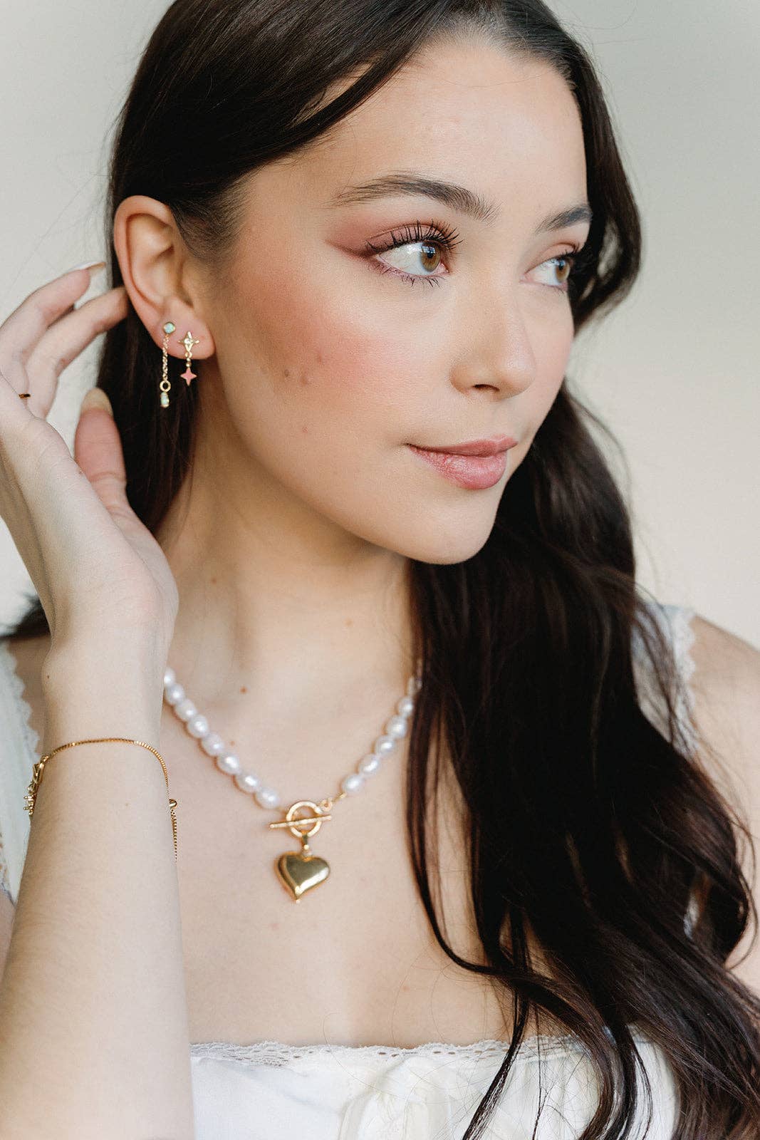 Invisible String Earrings