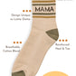 Checkered & Mama Stripe Half-Crew Socks, 2-Pack