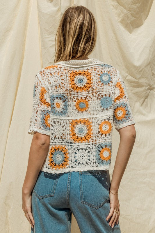 Naomi Crochet Top
