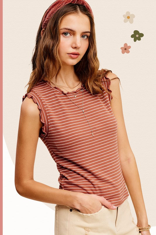 Blusa con mangas con volantes Seasons