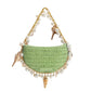 Isla Lime Shells Straw Top Handle Bag