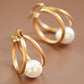 Channel Walk Hoop Earrings
