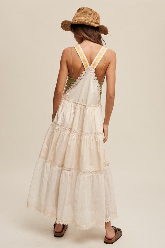 Romantic Overall Maxi Dress