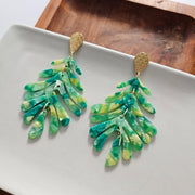 Boucles d'oreilles palmier - Vert