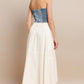 Nellie Faux Wrap Maxi Skirt