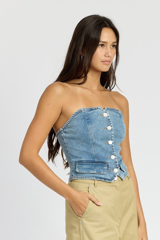 Mackenzie Bustier Top