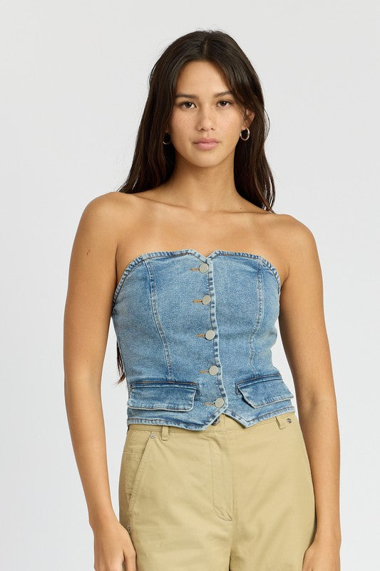 Mackenzie Bustier Top