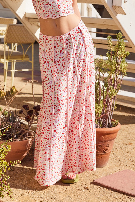 Sally Floral Skirt