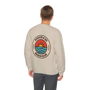 Sudadera de cuello redondo con logotipo circular de Beach Club 