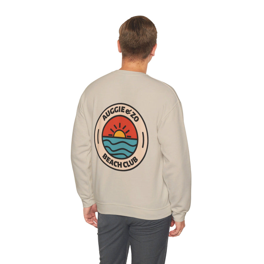 Beach Club Circle Logo Crewneck Sweatshirt