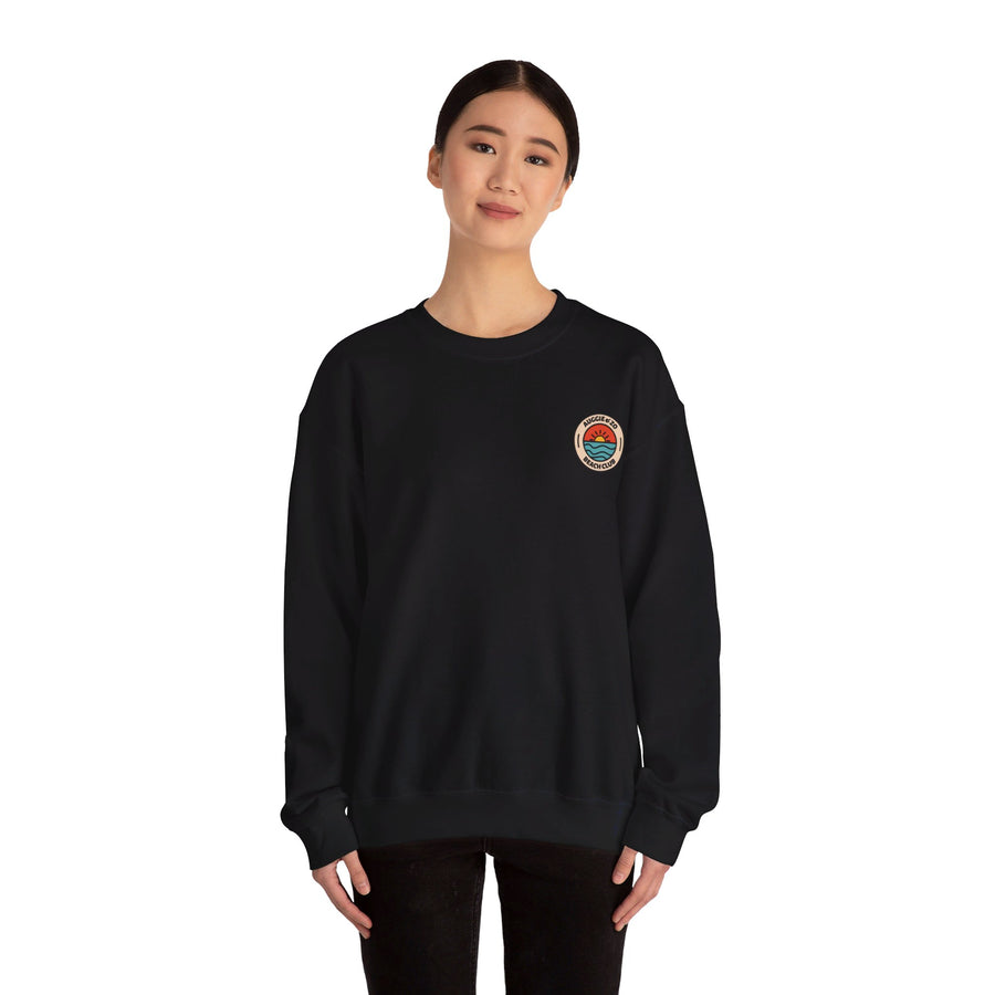 Beach Club Circle Logo Crewneck Sweatshirt