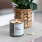 Staycation Rustic Wood Wick Candle