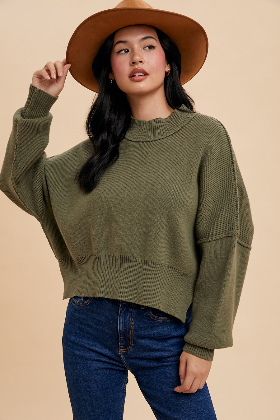 Doreen Mock Neck Sweater