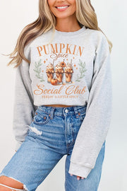 Sweat-shirt graphique Pumpkin Spice Social Club