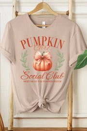 Camiseta gráfica del club social Pumpkin Girl