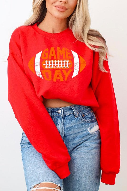 Sweat-shirt en polaire à imprimé graphique Game Day Football