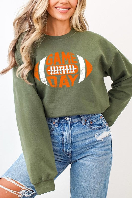 Sweat-shirt en polaire à imprimé graphique Game Day Football