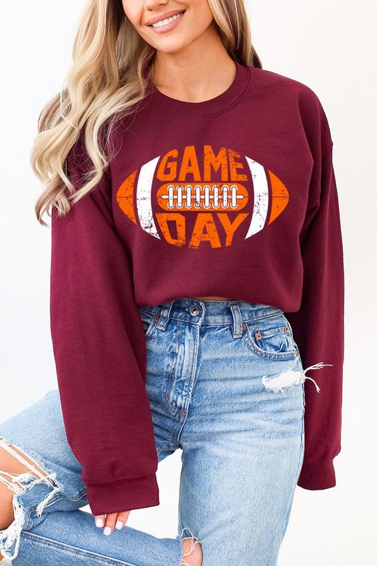 Game Day Football Graphic Fleece Sweatshirt