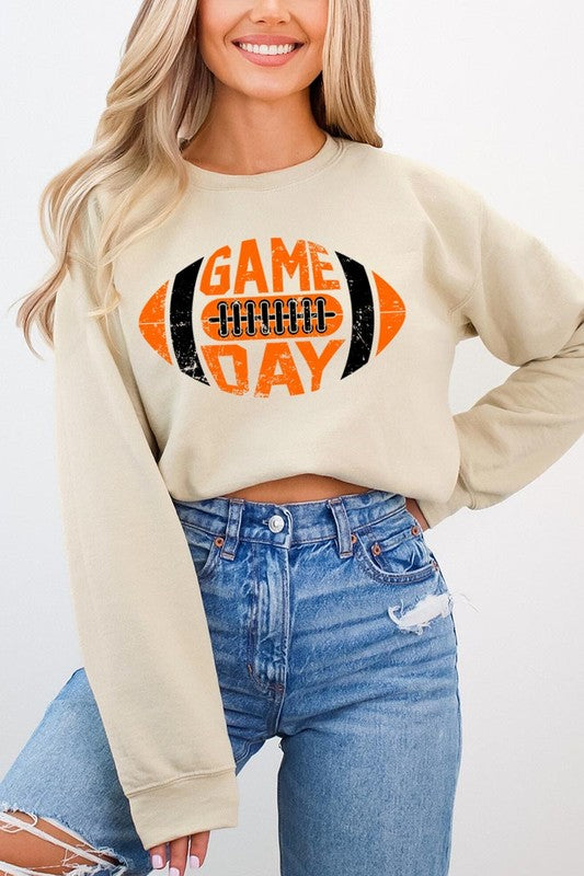 Sweat-shirt en polaire à imprimé graphique Game Day Football