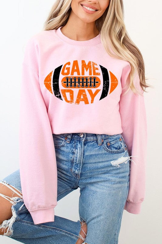 Game Day Football Graphic Fleece Sweatshirt