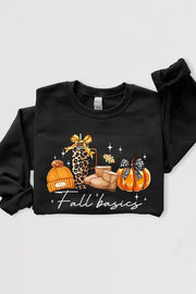 Fall Basics Graphic Fleece Sweatshirt