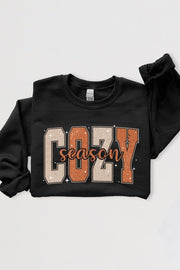 Sweat-shirt polaire graphique Cozy Season