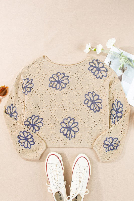 Pennie Floral Sweater