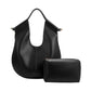 Tracy Recycled Vegan Shoulder Bag - Black