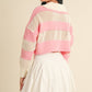 Lumina Striped Knit Rugby Sweater