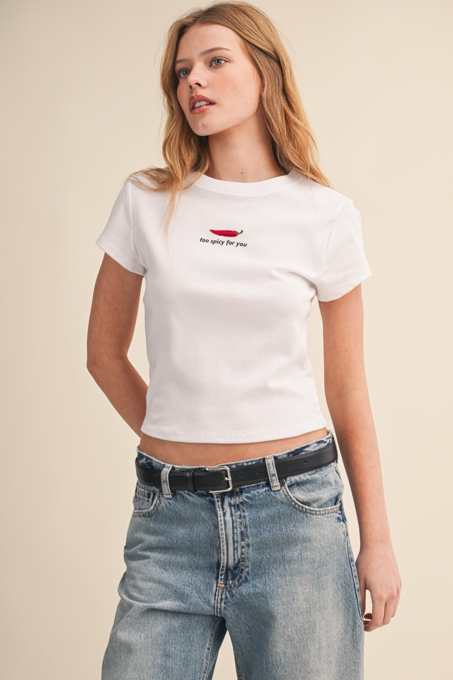 Too Spicy For You Baby Tee