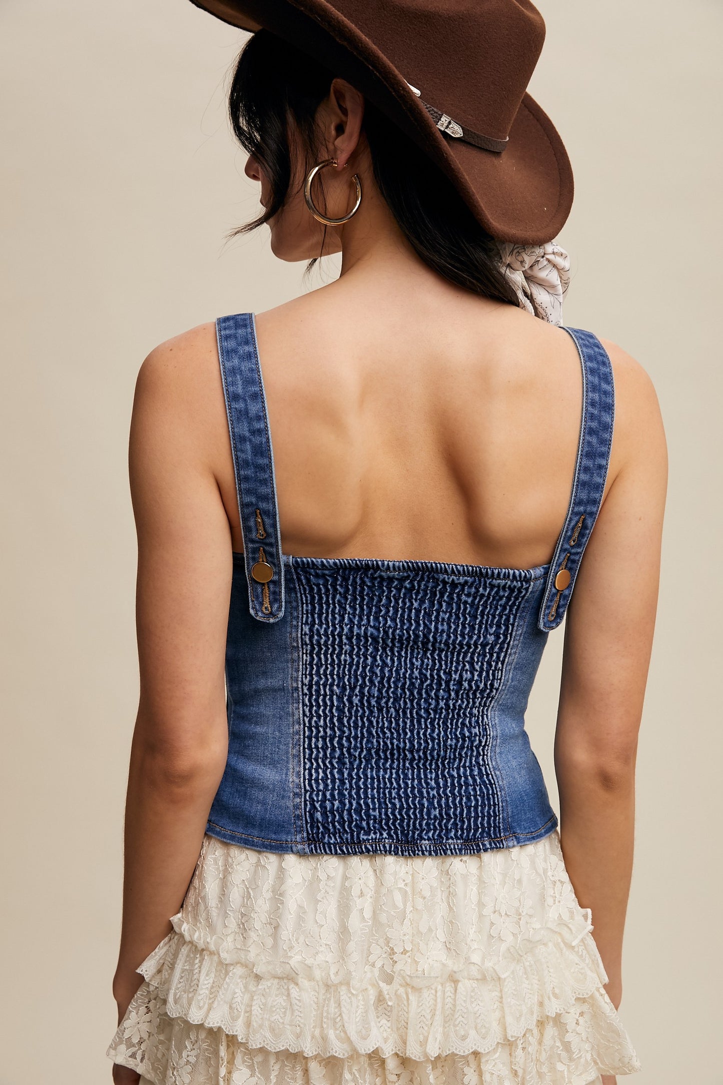 Melody Denim Tank Top