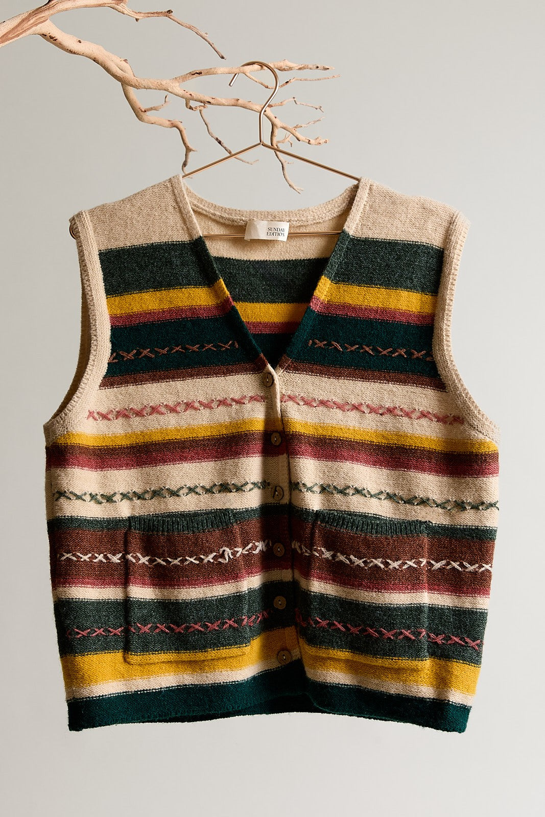 Klein Striped Vest