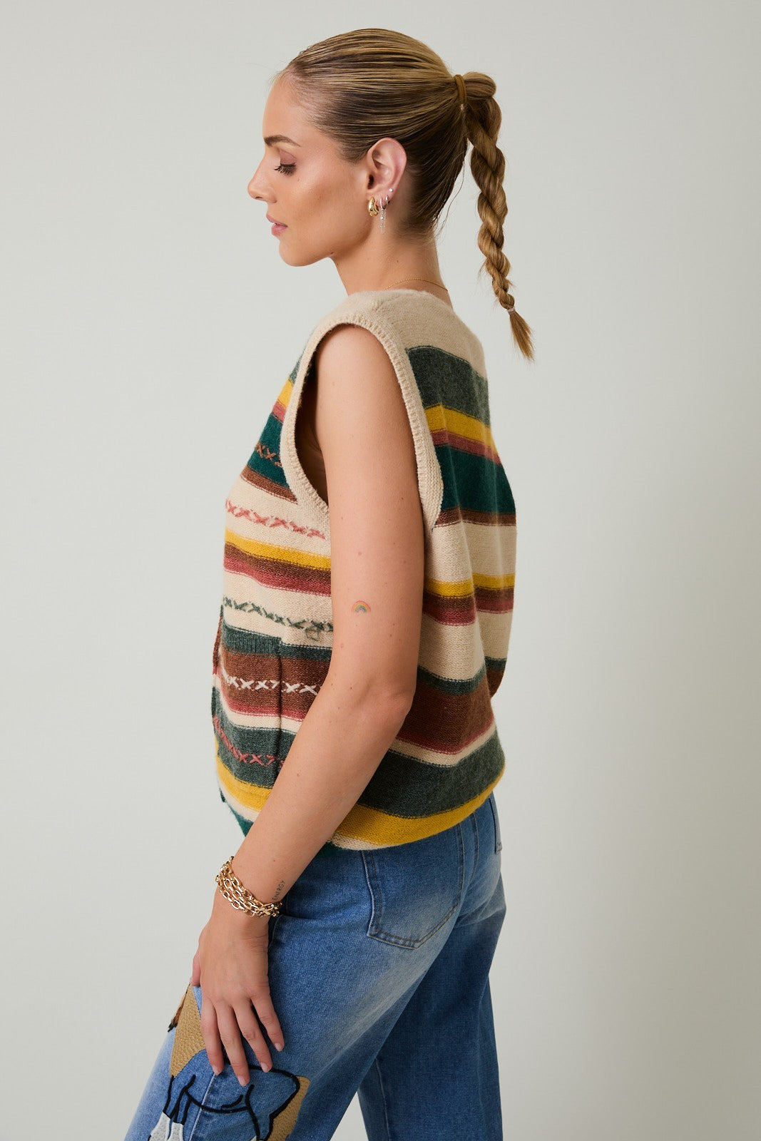 Klein Striped Vest