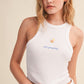 Let's Get Spritzy Ribbed Tank Top