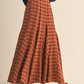 Molly Plaid Maxi Skirt