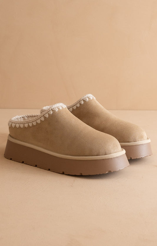 The Brandi - Platform Cozy Mule Slippers