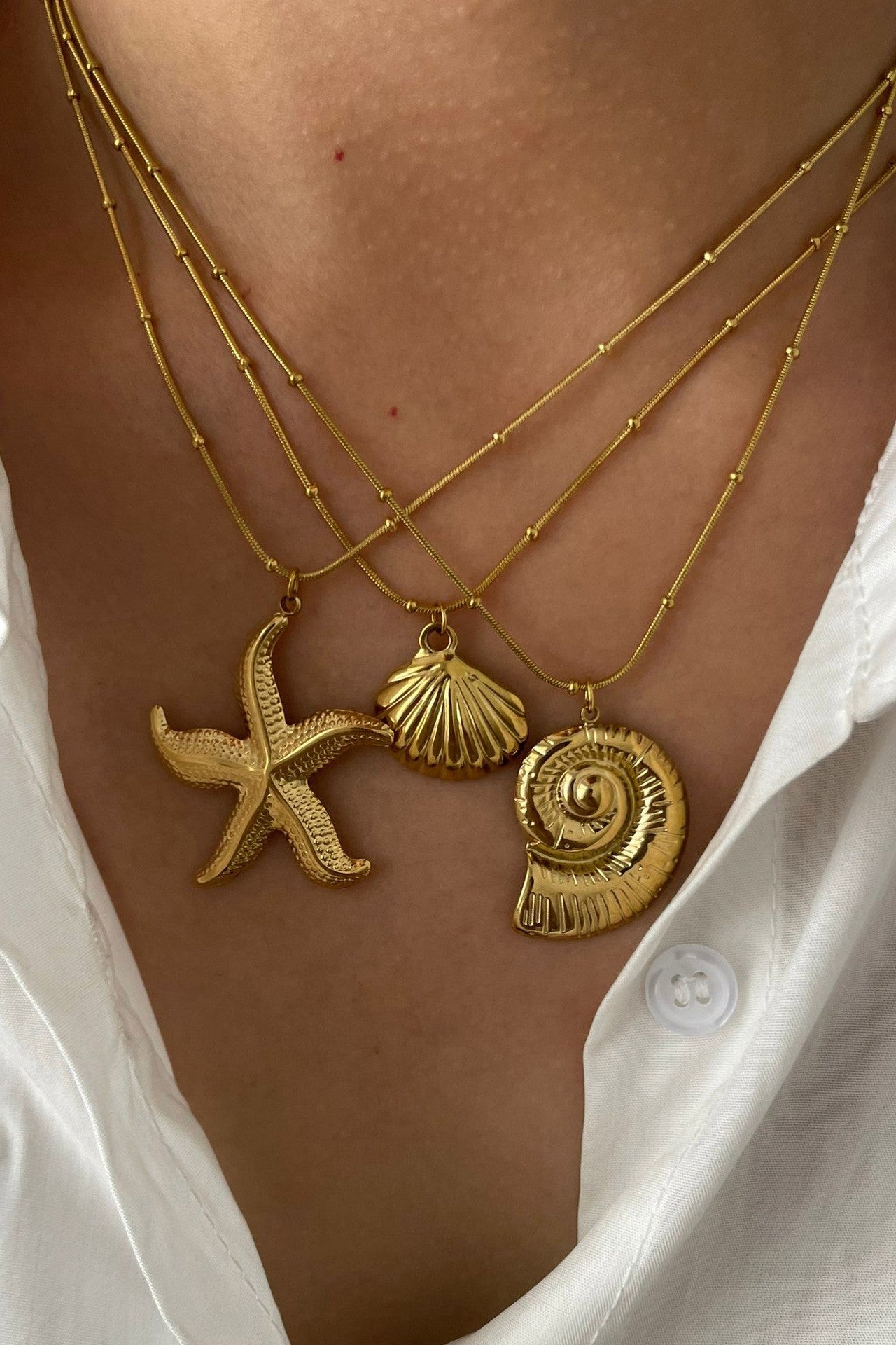 West Ave Starfish Necklace