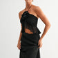 Petal Halter Ruffle Top