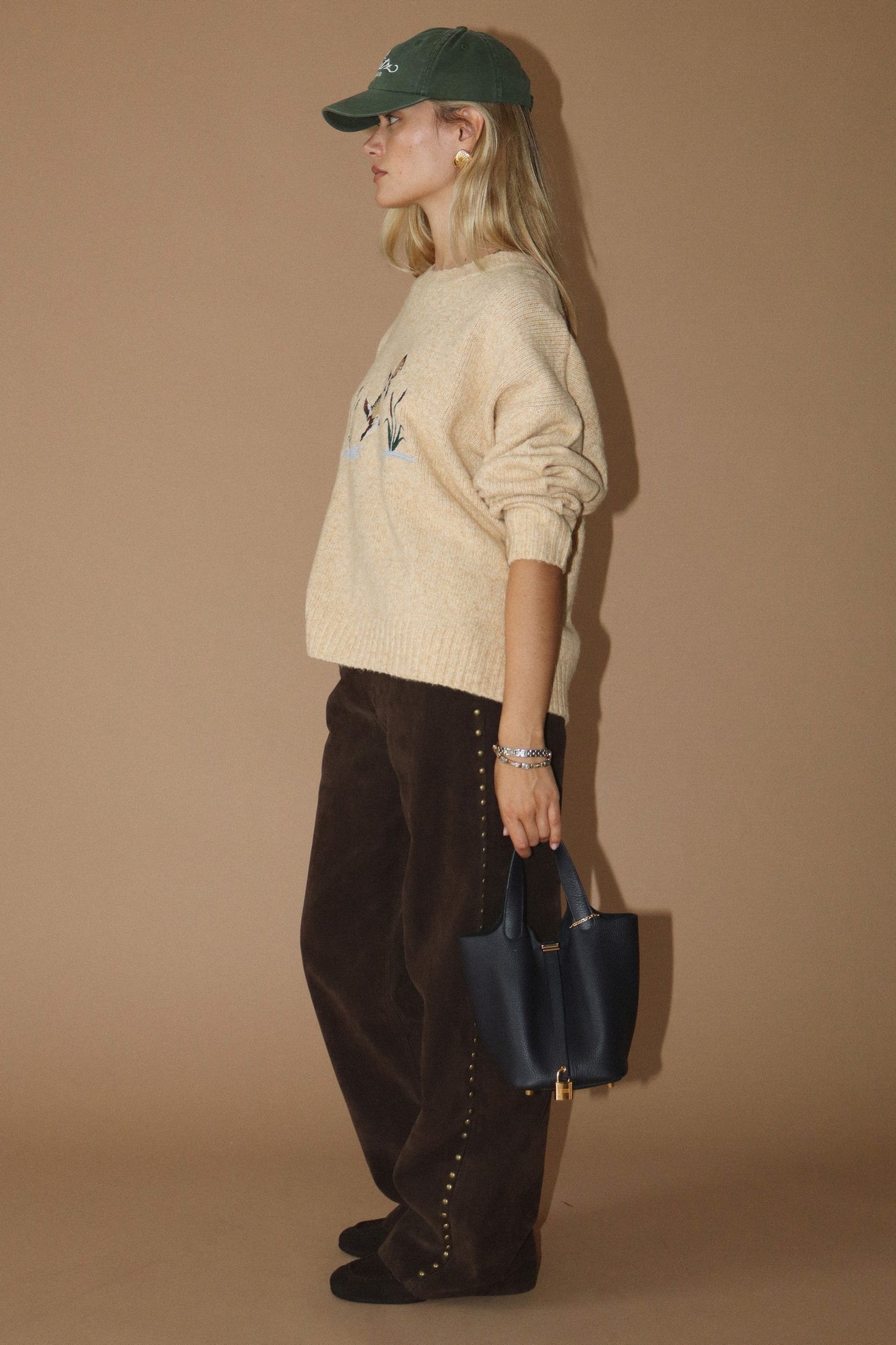 Marsh Oaks Embroidered Knit Sweater