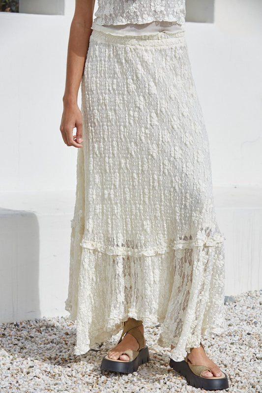 Gisele Floral Lace Skirt