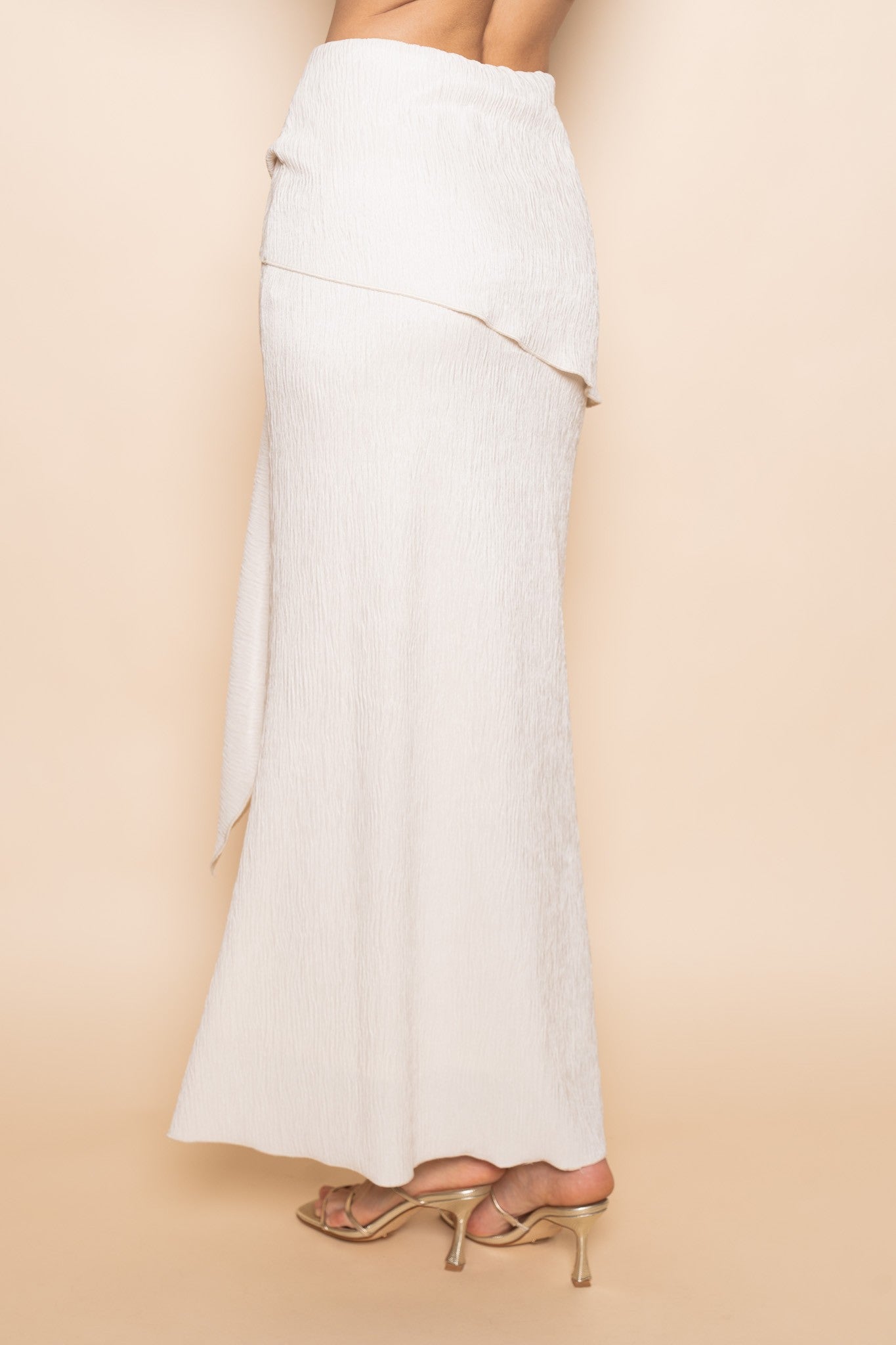 Seraphina Front Wrap Tie Maxi Skirt