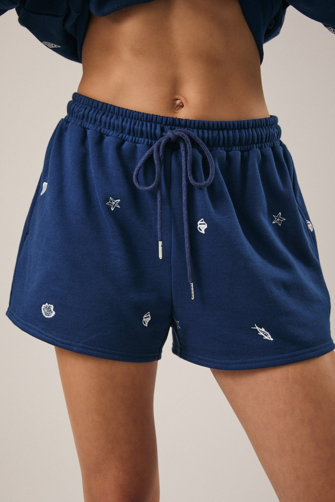 Shell Island Embroidered Shorts