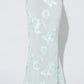 Bre Floral Jacquard Embroidery Maxi Skirt